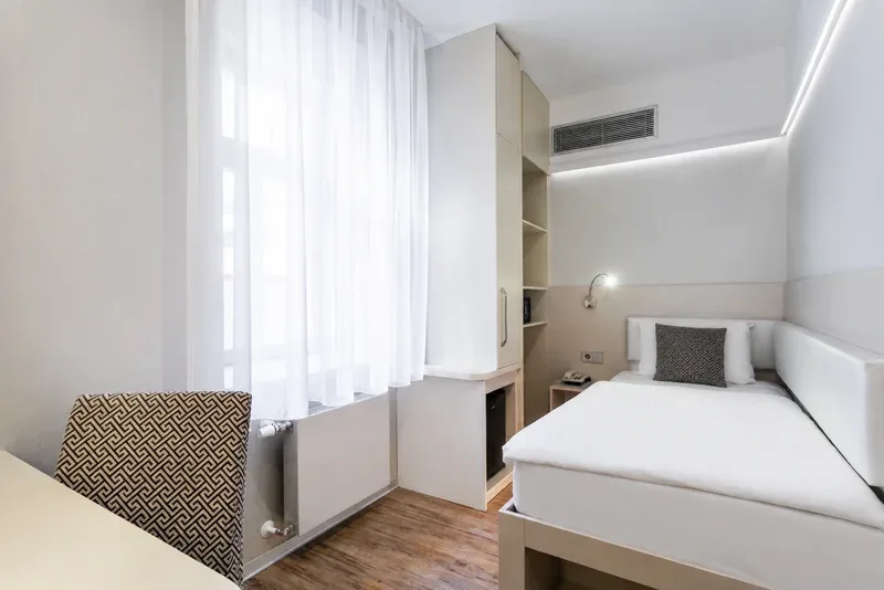 Habitación individual en el Hotel Ametyst Prague