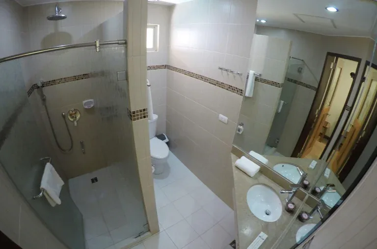 Baño de la habitación estándar