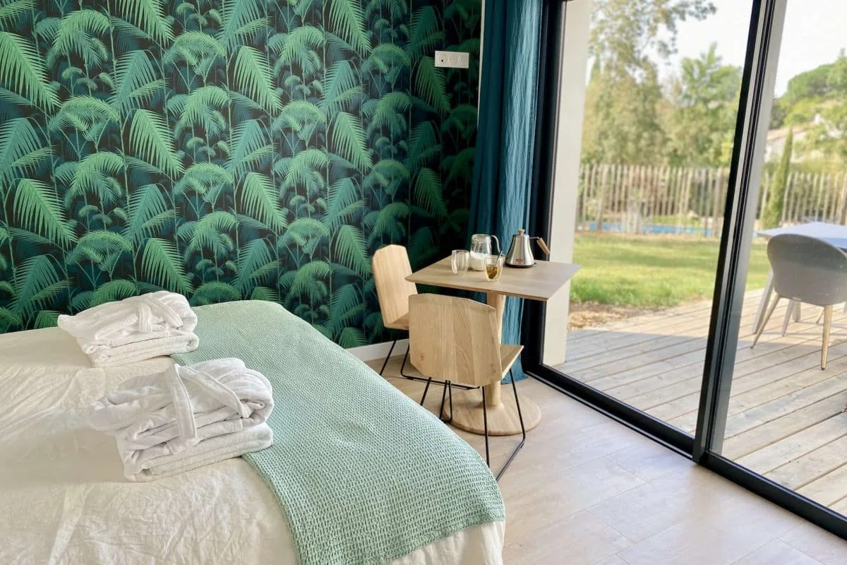Palm Jungle room and terrace