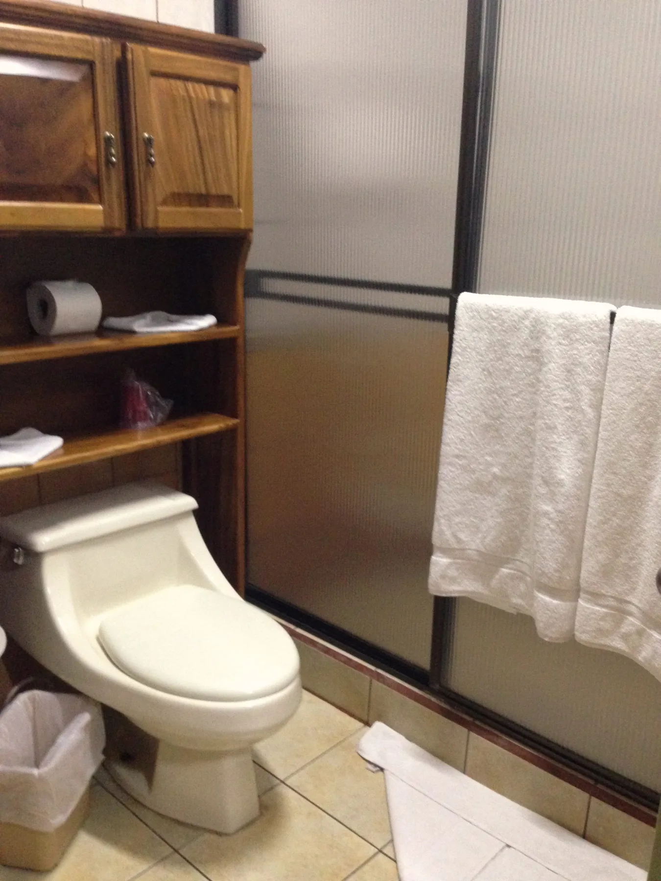 Room bed and bathroom