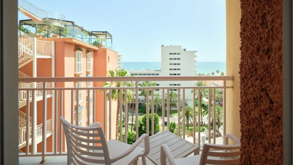 Hotel terrace