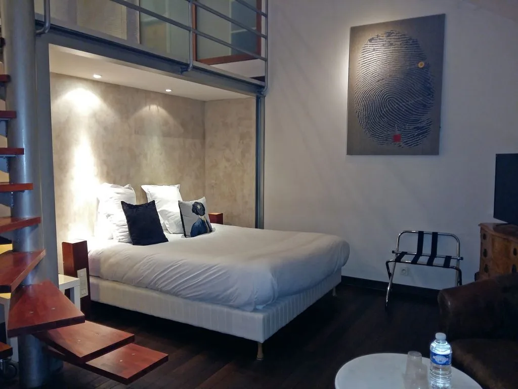 Guest room in the Les Pavillons category