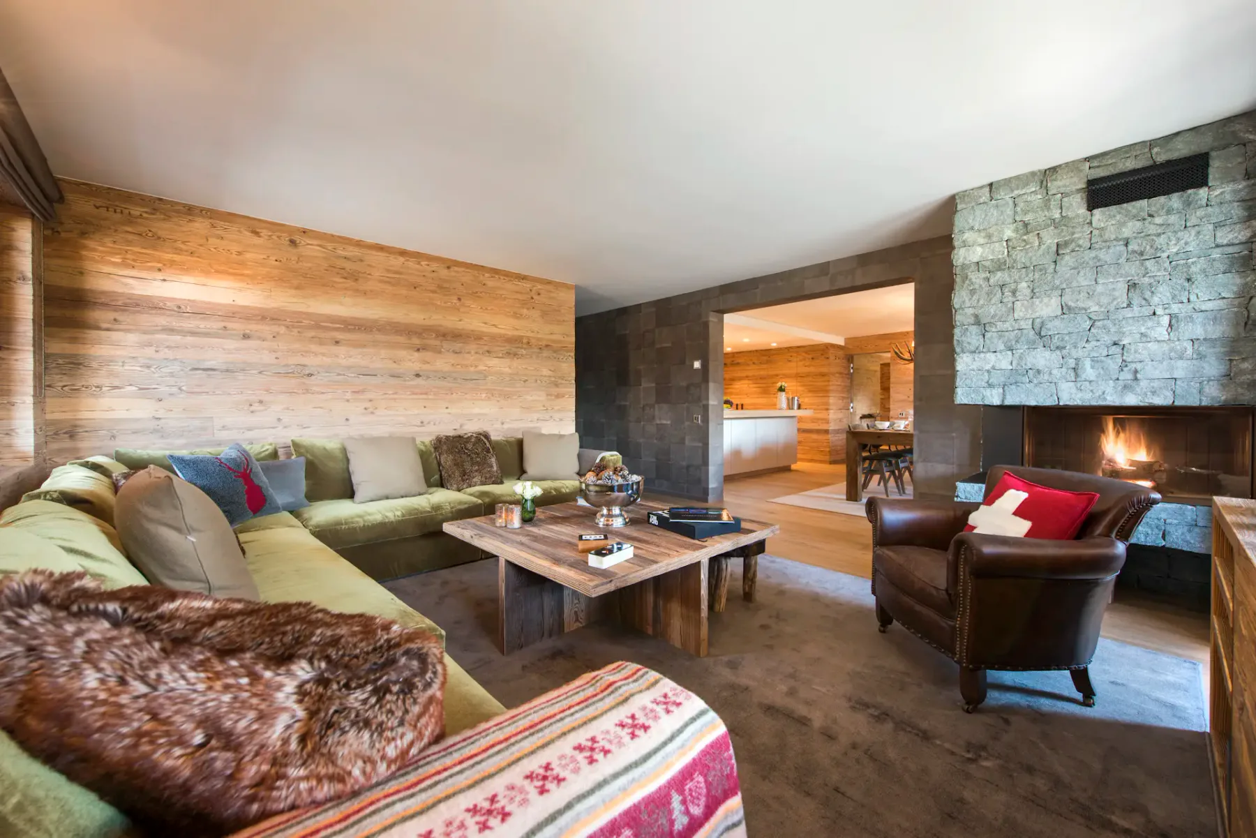 Encantadora sala de estar de Rosalp 4 Verbier