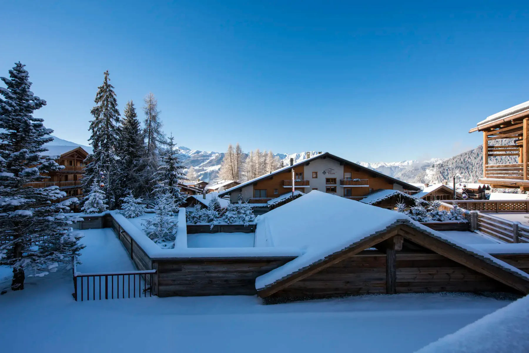 Vistas exteriores del apartamento Rosalp 4 Verbier