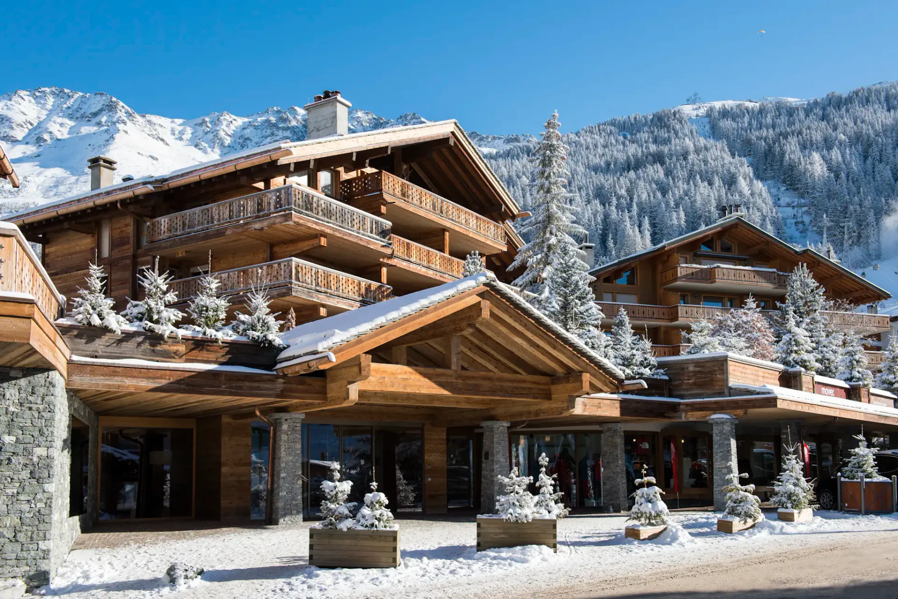 Vistas exteriores del apartamento Rosalp 4 Verbier
