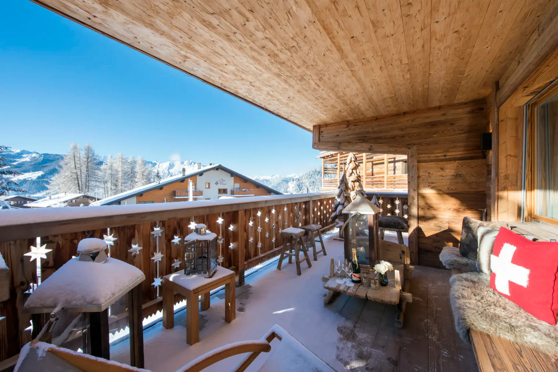 Encantador balcón de Rosalp 4 Verbier