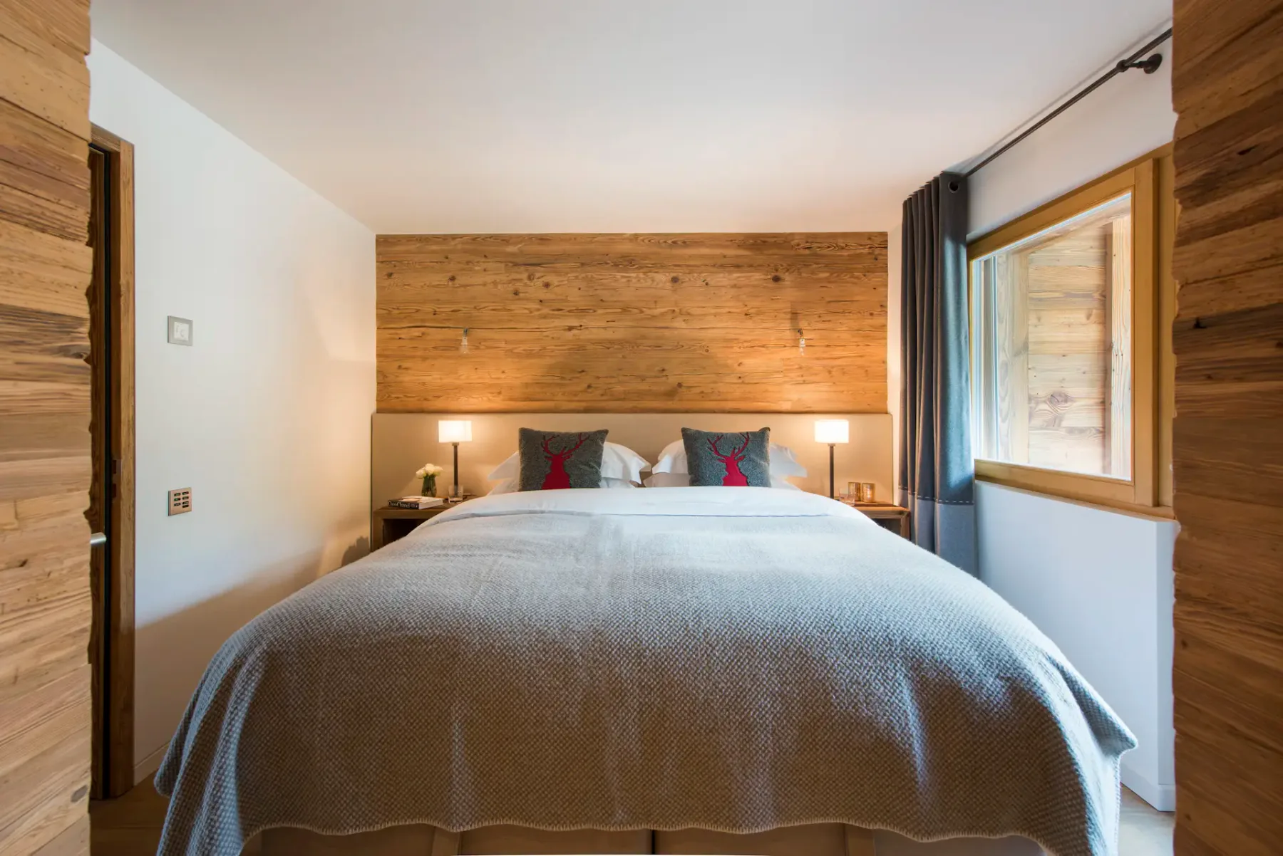 Baño de la suite principal con cama Emperor o dos camas individuales de Rosalp 4 Verbier