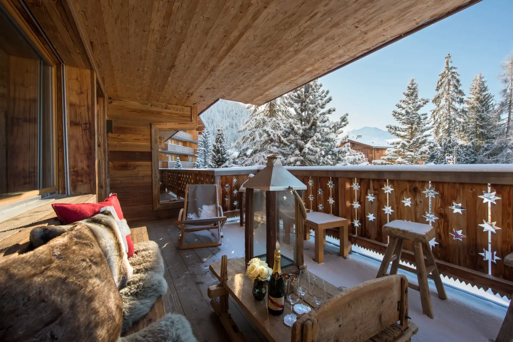 Encantador balcón de Rosalp 4 Verbier