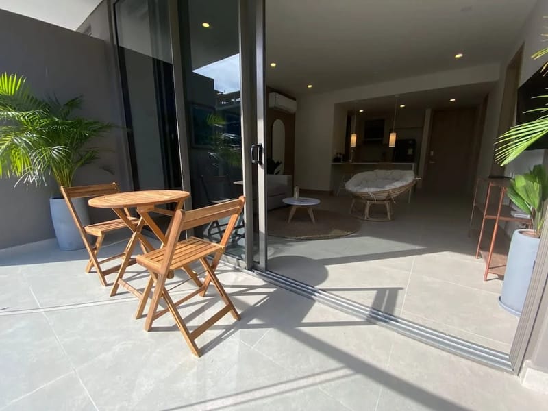 Lovely 1BR w/ Pool and Balcony in Manzanillo