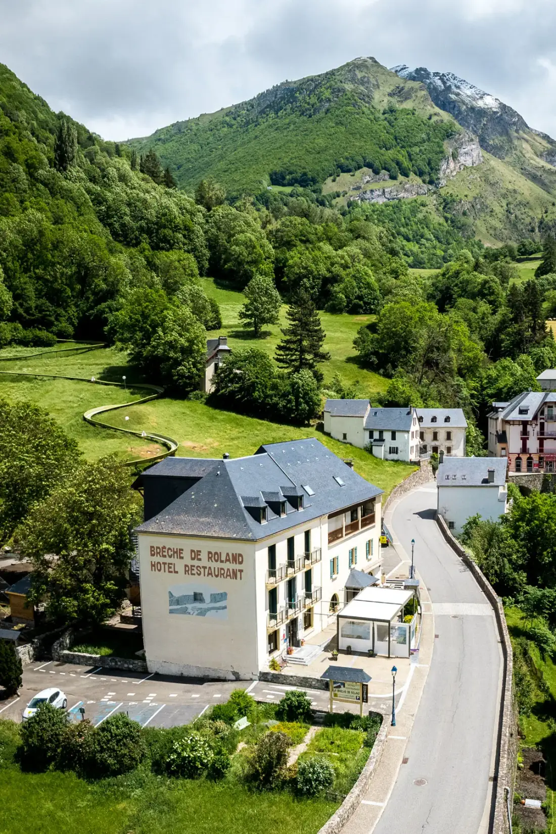 Exterior del hotel La Brèche de Roland