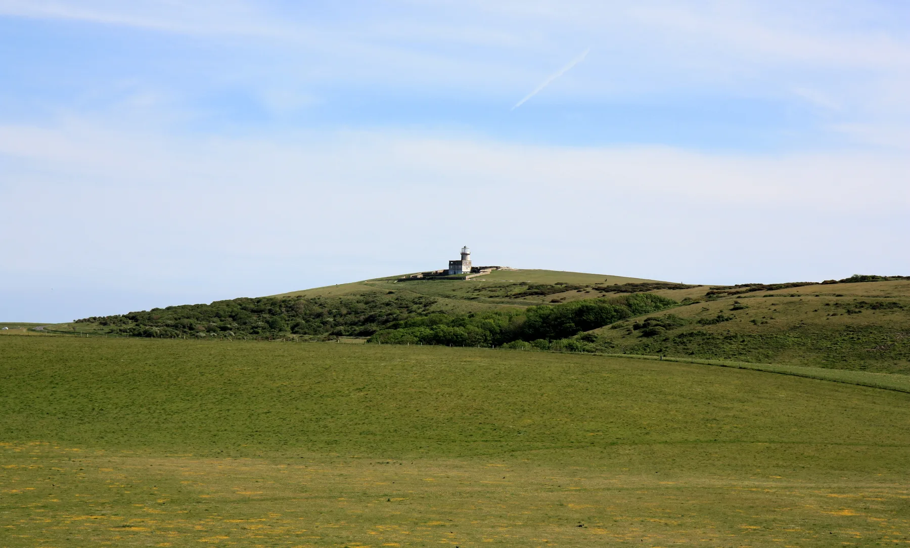 Belle Tout Lighthouse viewed from the northwest