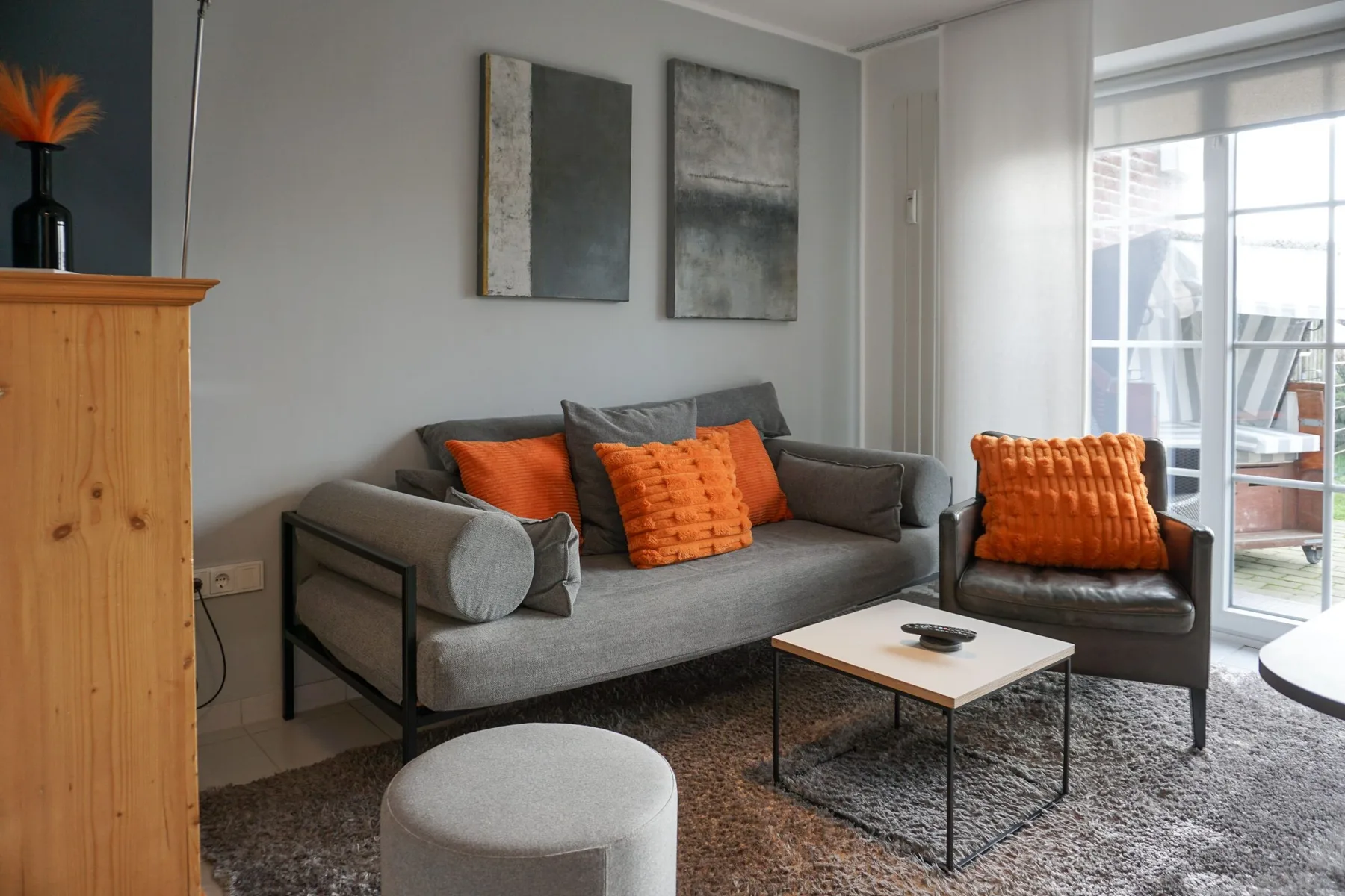 2-Raum-Appartement im Erd- und UG mit ca. 53m² Nutzfläche für max. zwei Personen