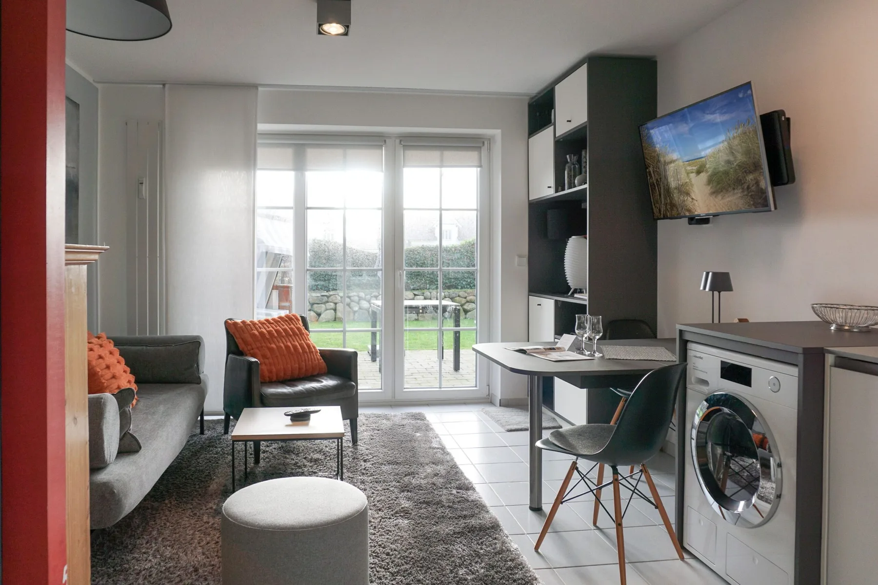 2-Raum-Appartement im Erd- und UG mit ca. 53m² Nutzfläche für max. zwei Personen