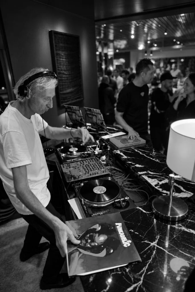 DJ in the Listening Bar