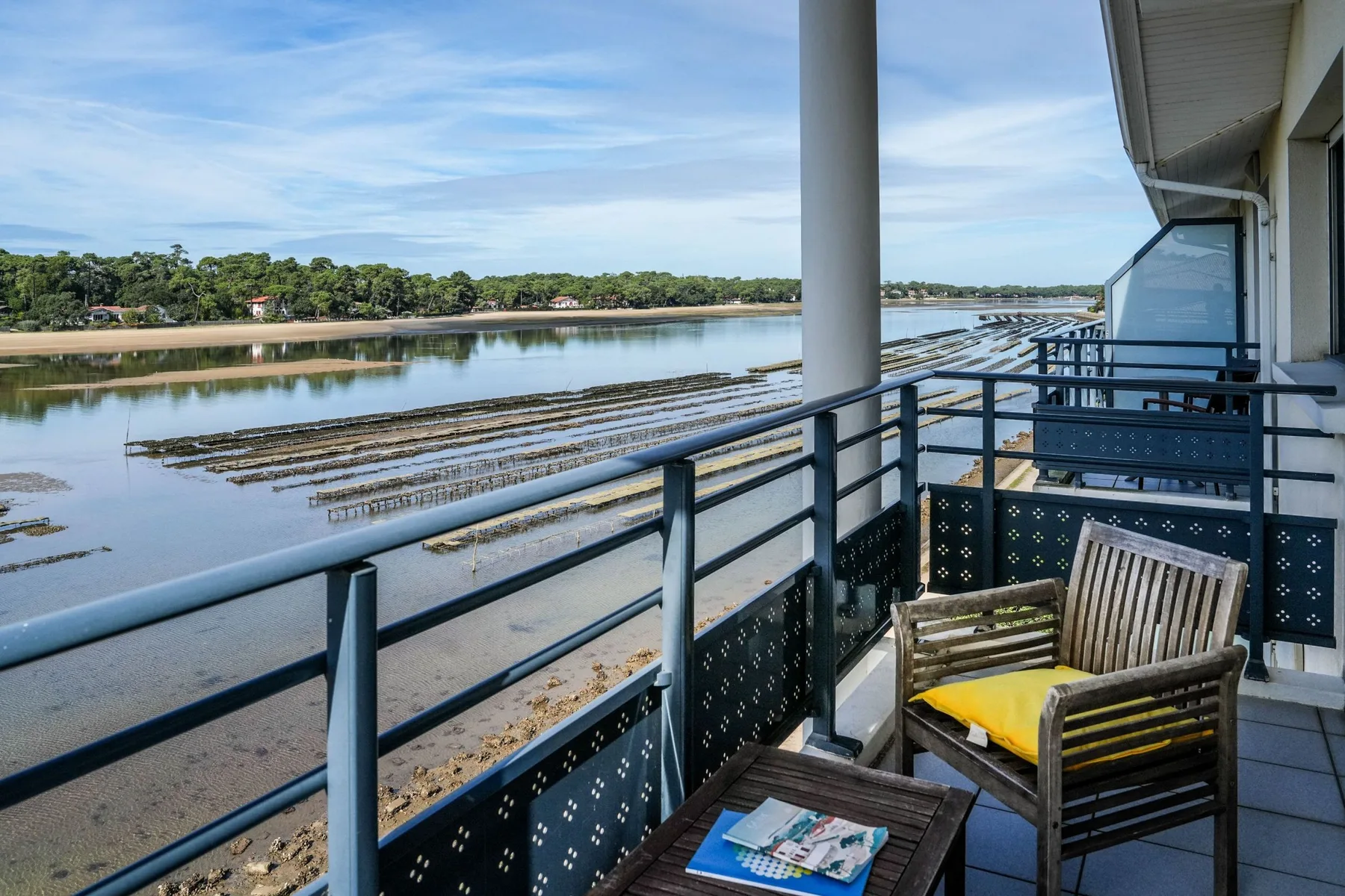 Guest-room balcony
