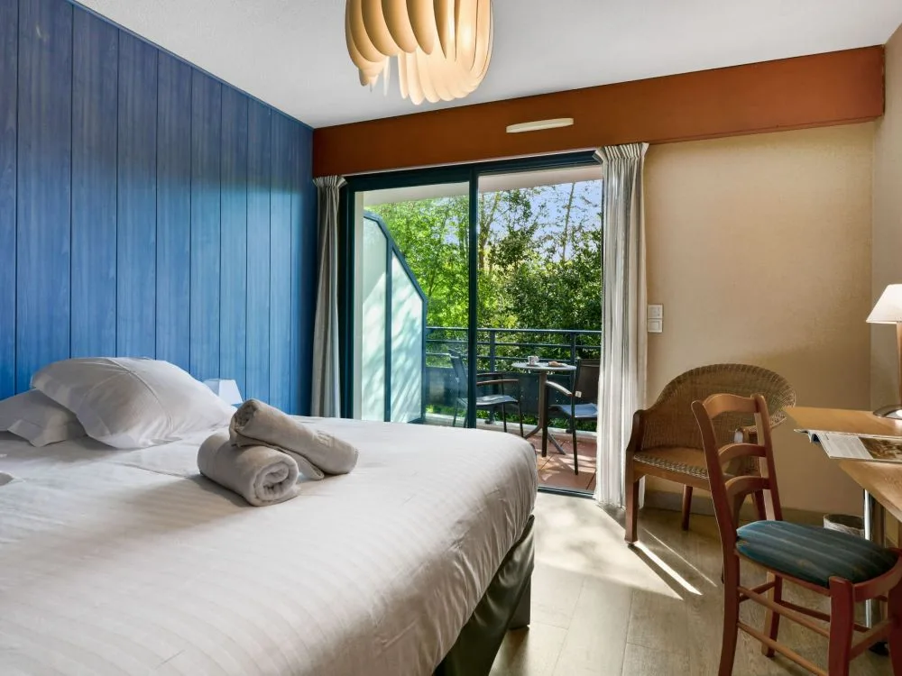 South-facing double room