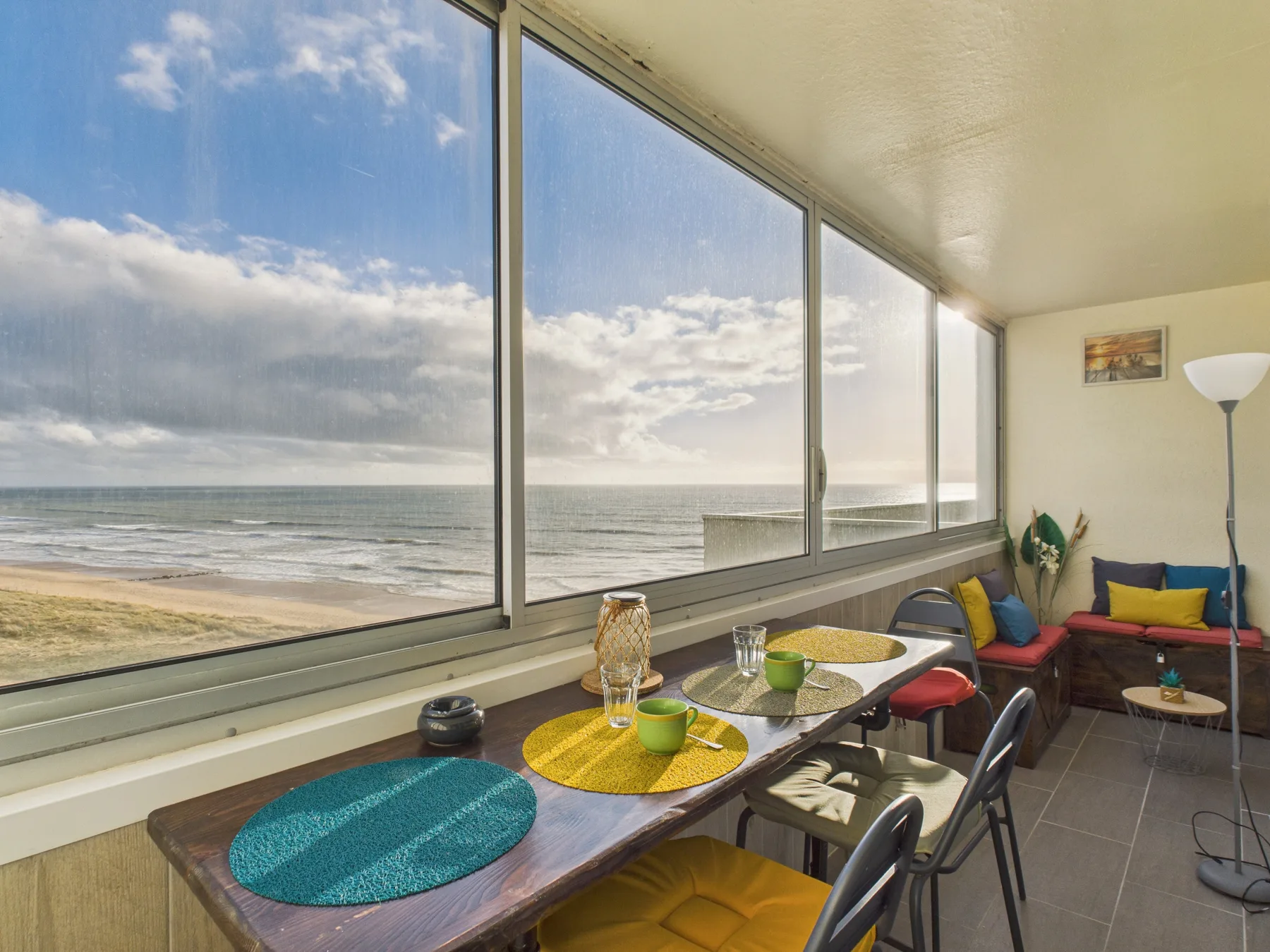 Apartamento para 4 personas frente al mar