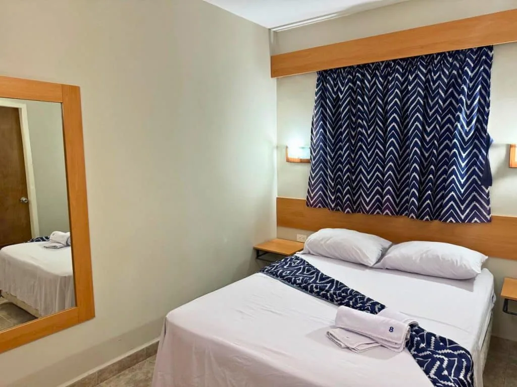 Habitación del Hotel Blue Loft con aire acondicionado