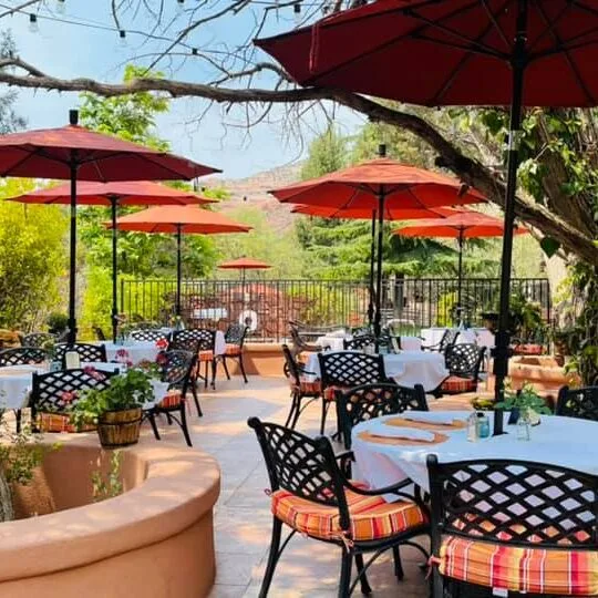 Exterior dining area