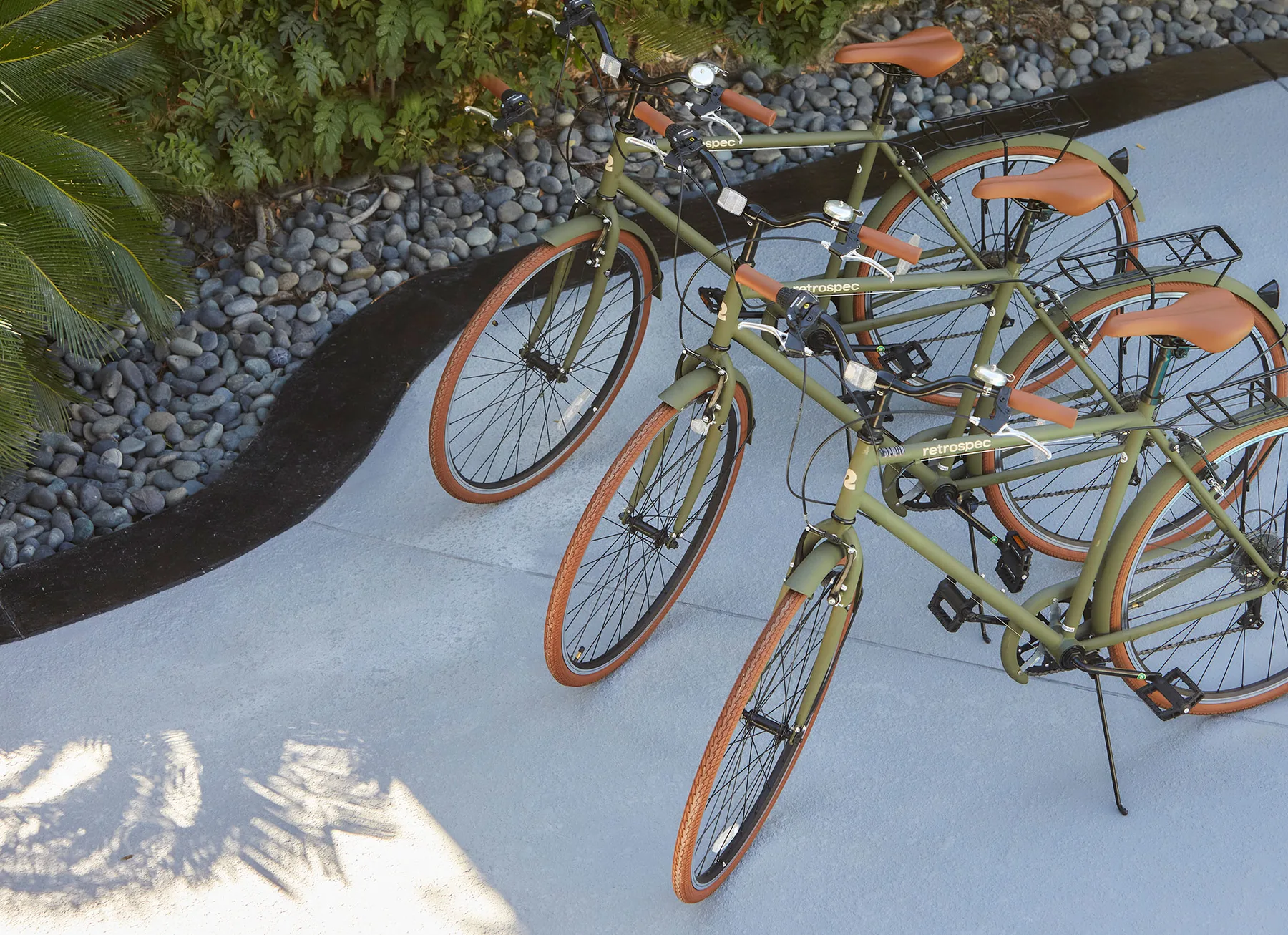 Bicicletas para uso de los huéspedes.