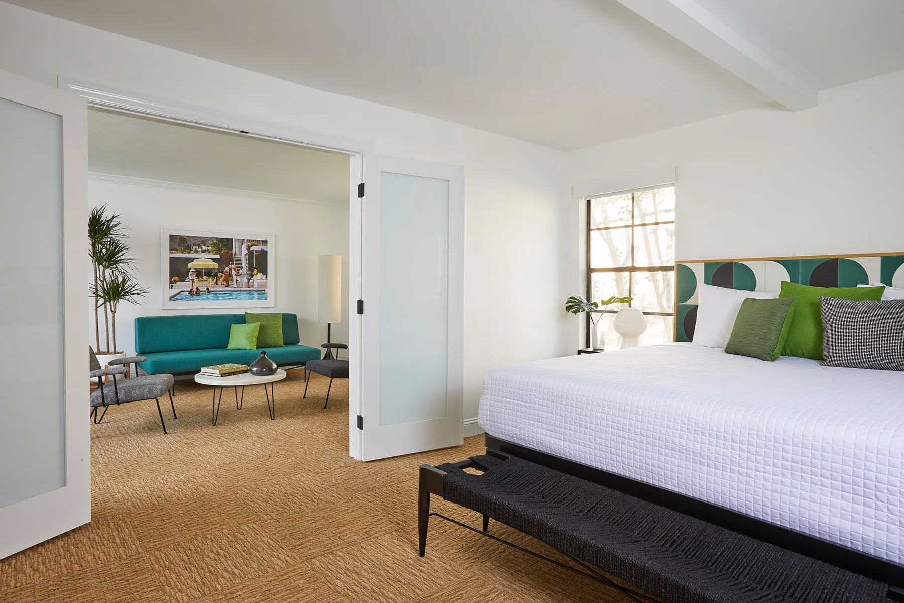 Suite deluxe con balcón.
