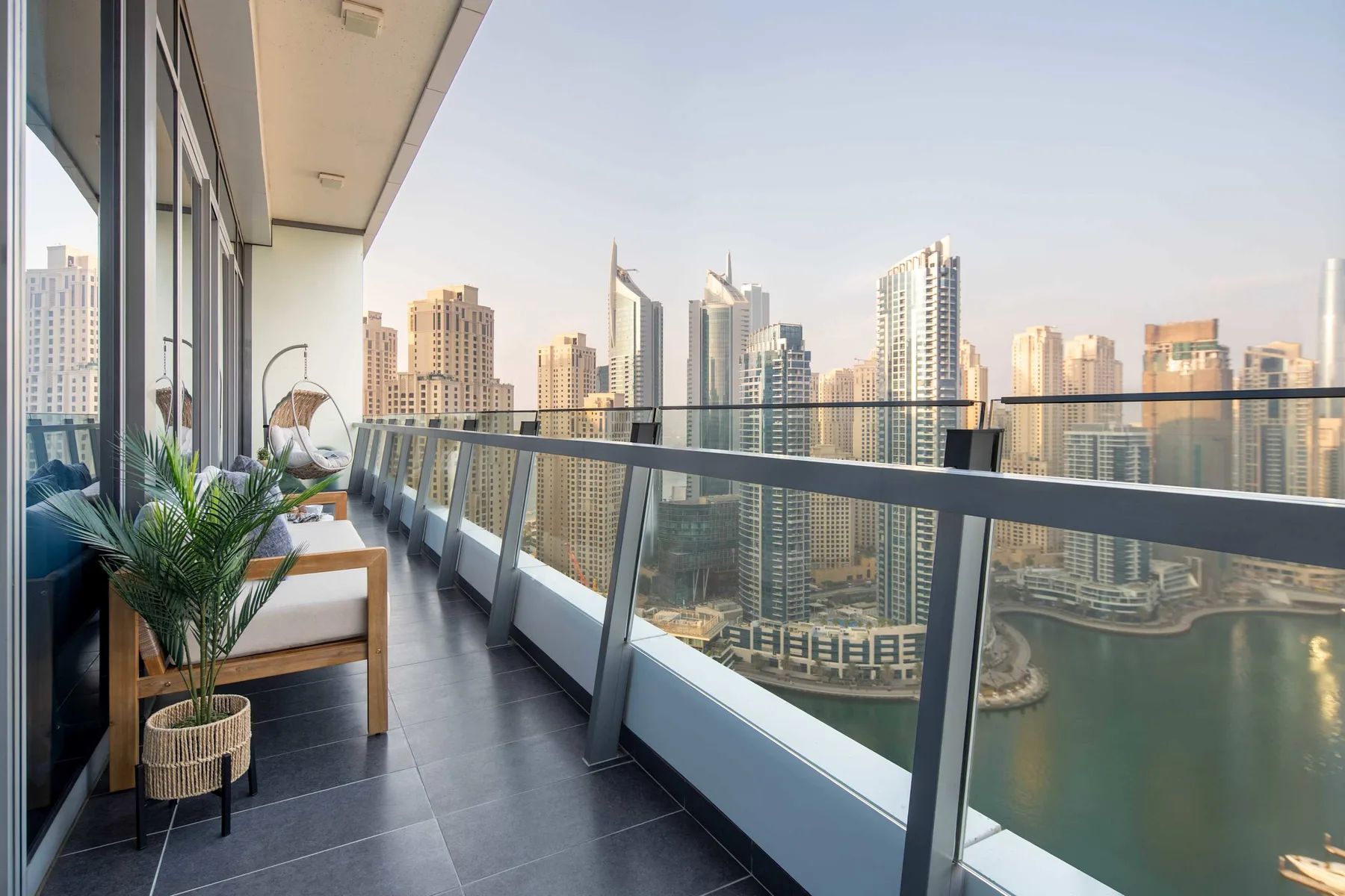 Balcony w/ Marina View