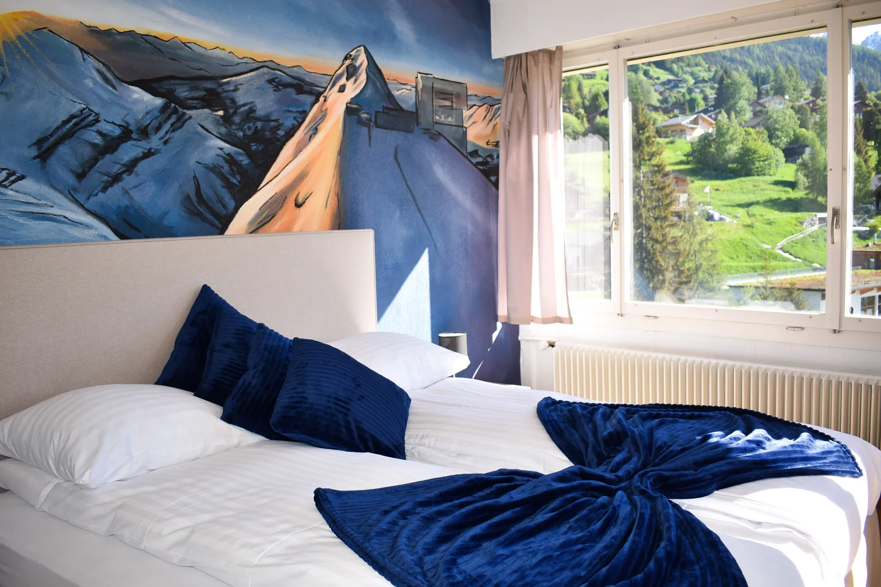 Habitación de hotel con vistas