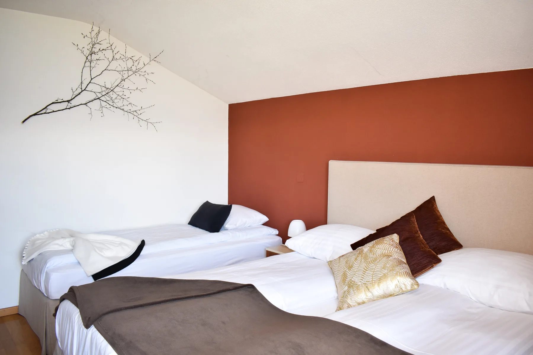 Habitación doble con una cama supletoria