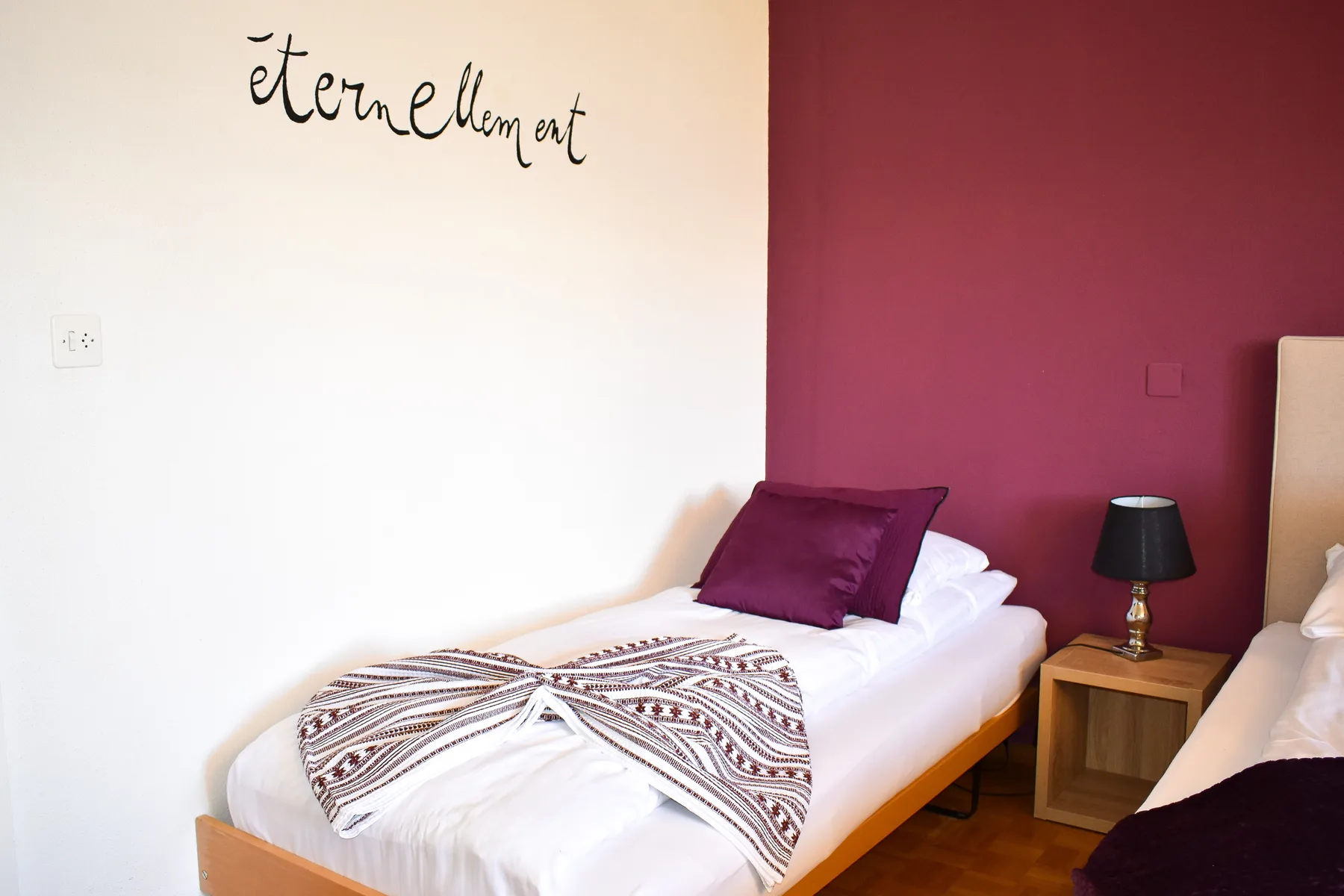 Habitación doble con una cama supletoria