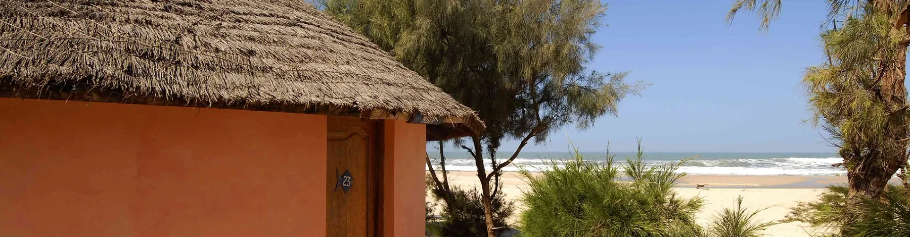 Exterior del bungaló