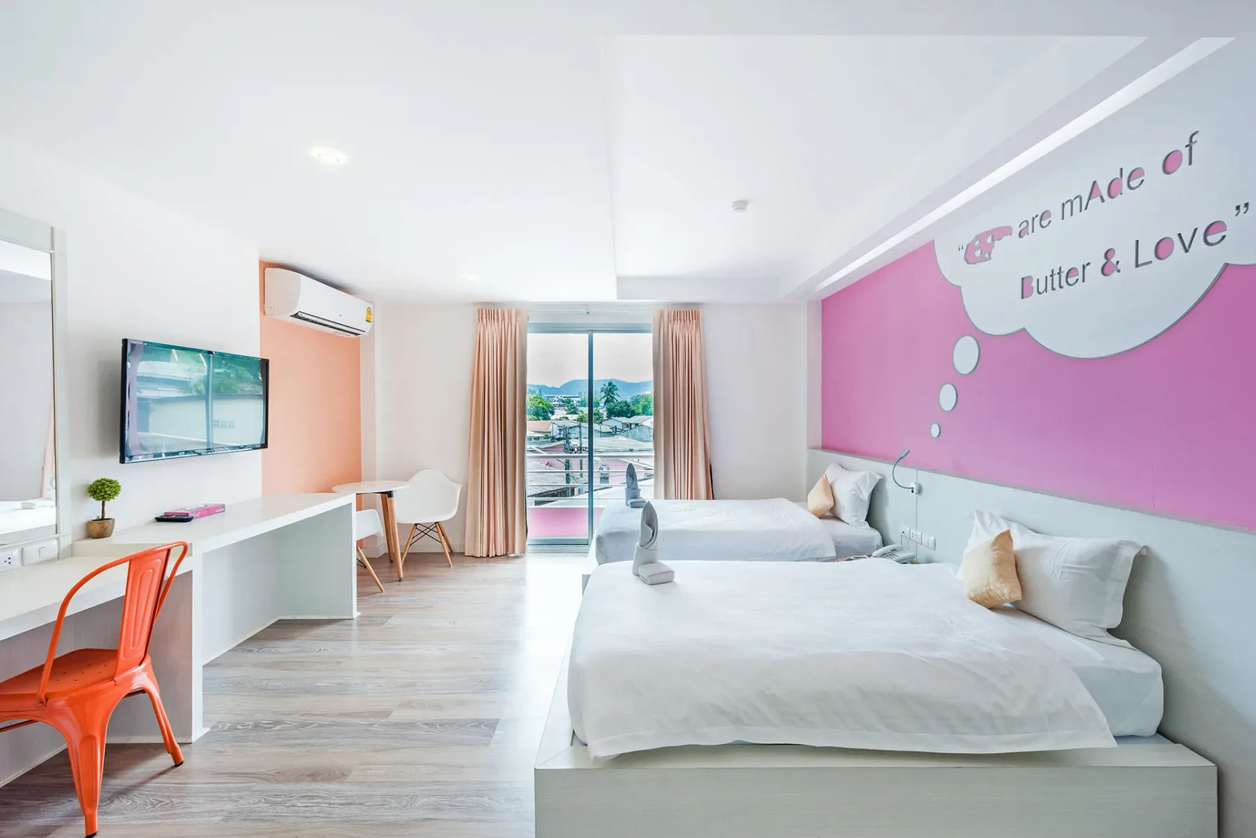 Habitación deluxe con dos camas individuales