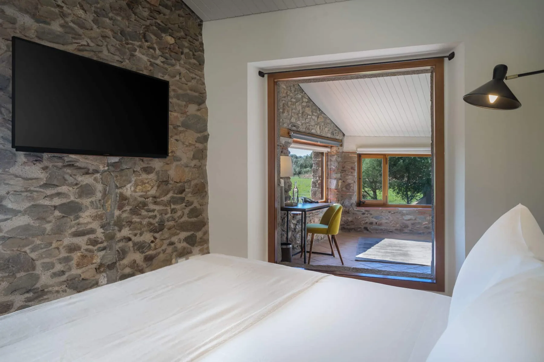 Habitación superior sur de la masía