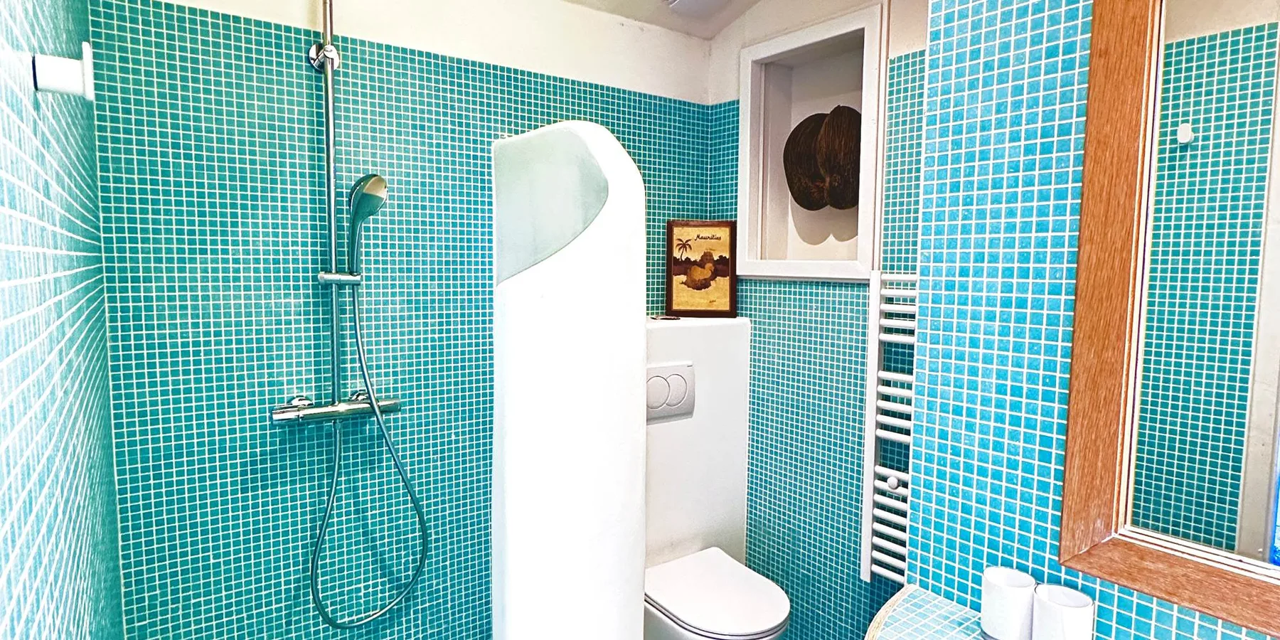 Blue room bathroom