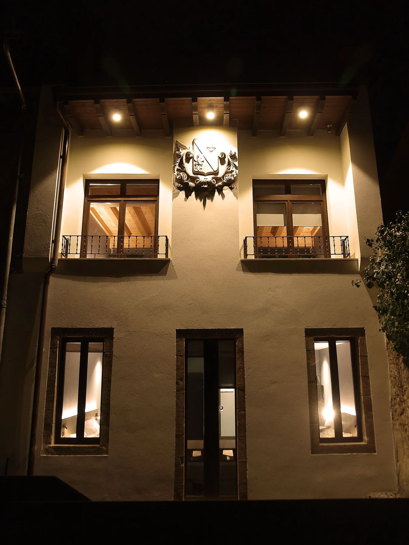 Exterior de la parte trasera