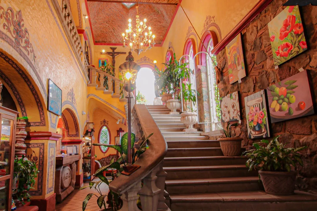 Hotel stairs