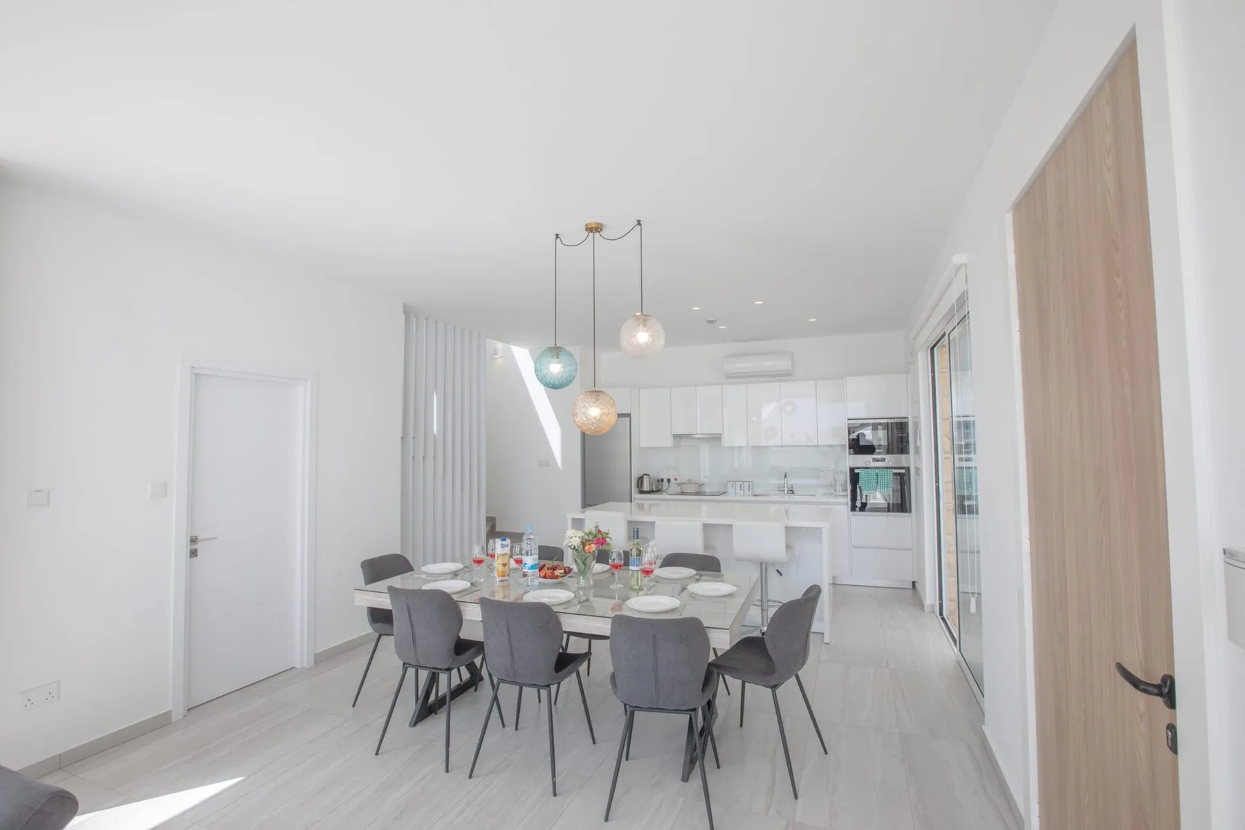 Modern fully equipped kitchen