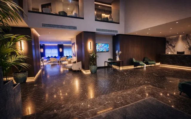 Hotel lobby