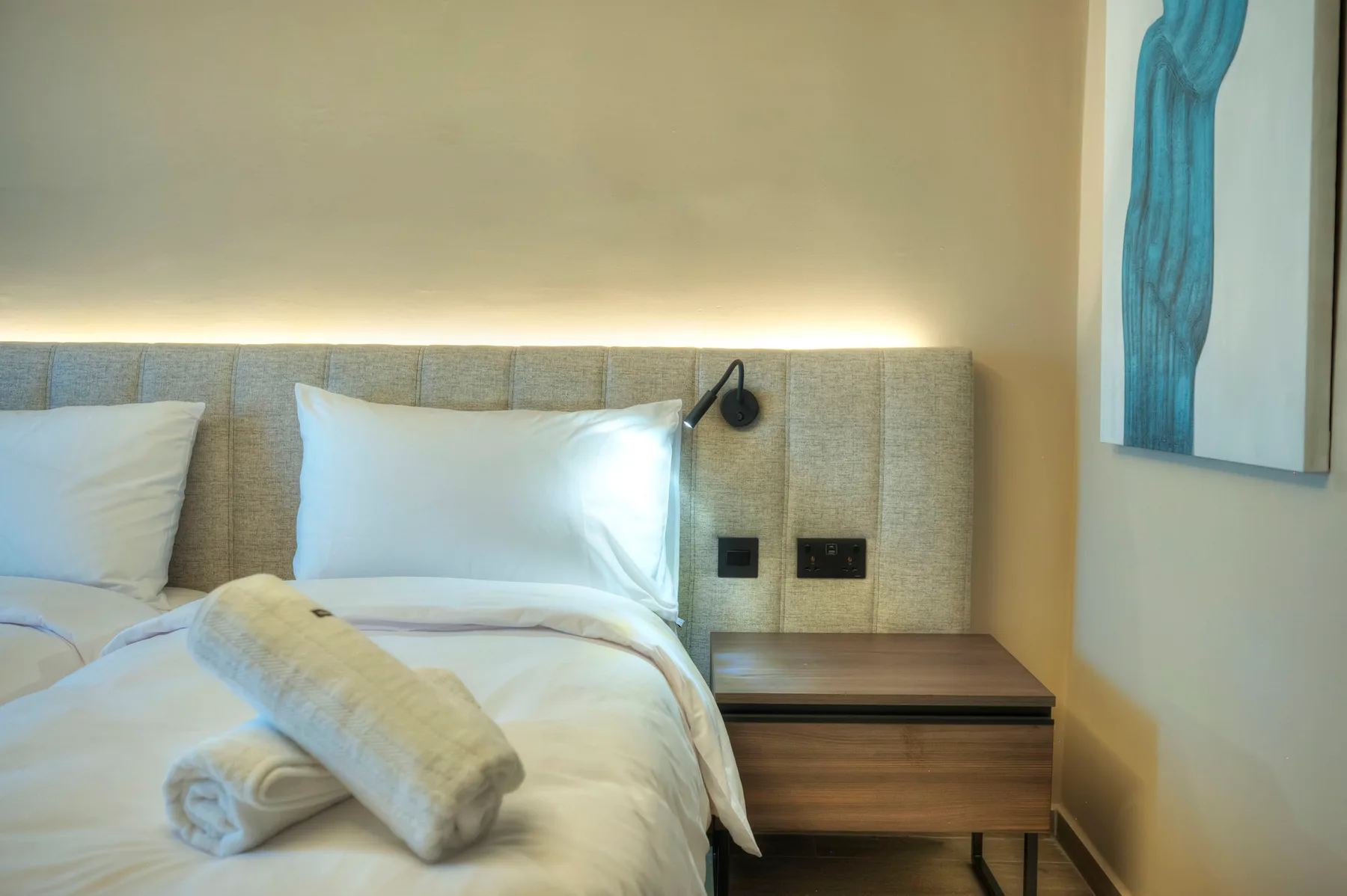 Hotel room or interior