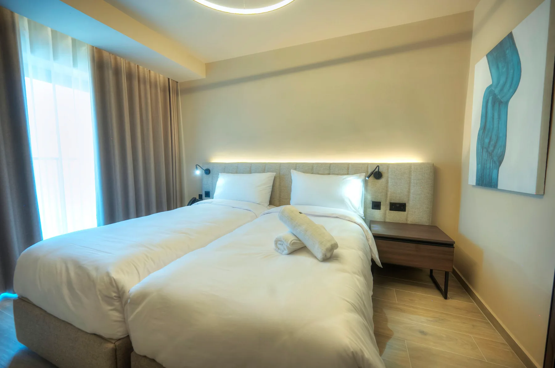 Hotel room or interior