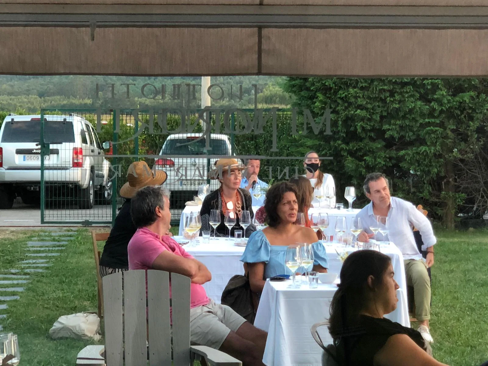 Hotel wine-tasting and guest moments