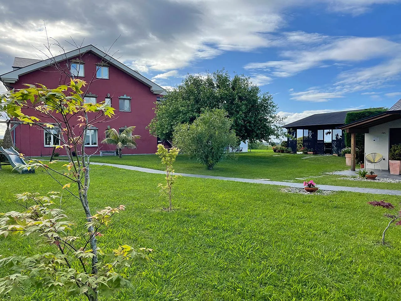 Hotel exterior and gardens