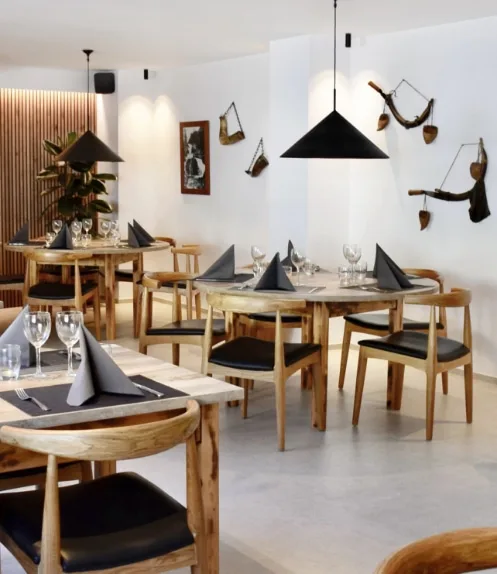 Comedor del restaurante del Hotel L’Aüt