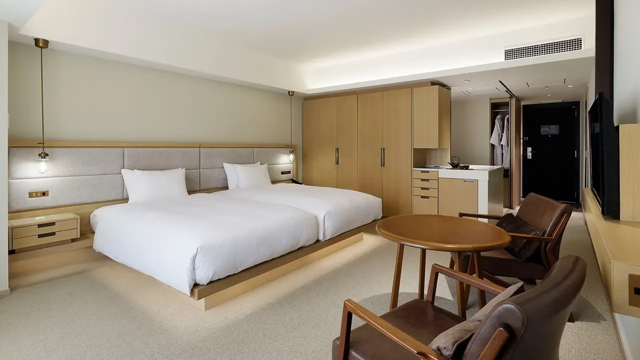 Habitación ejecutiva con dos camas individuales
