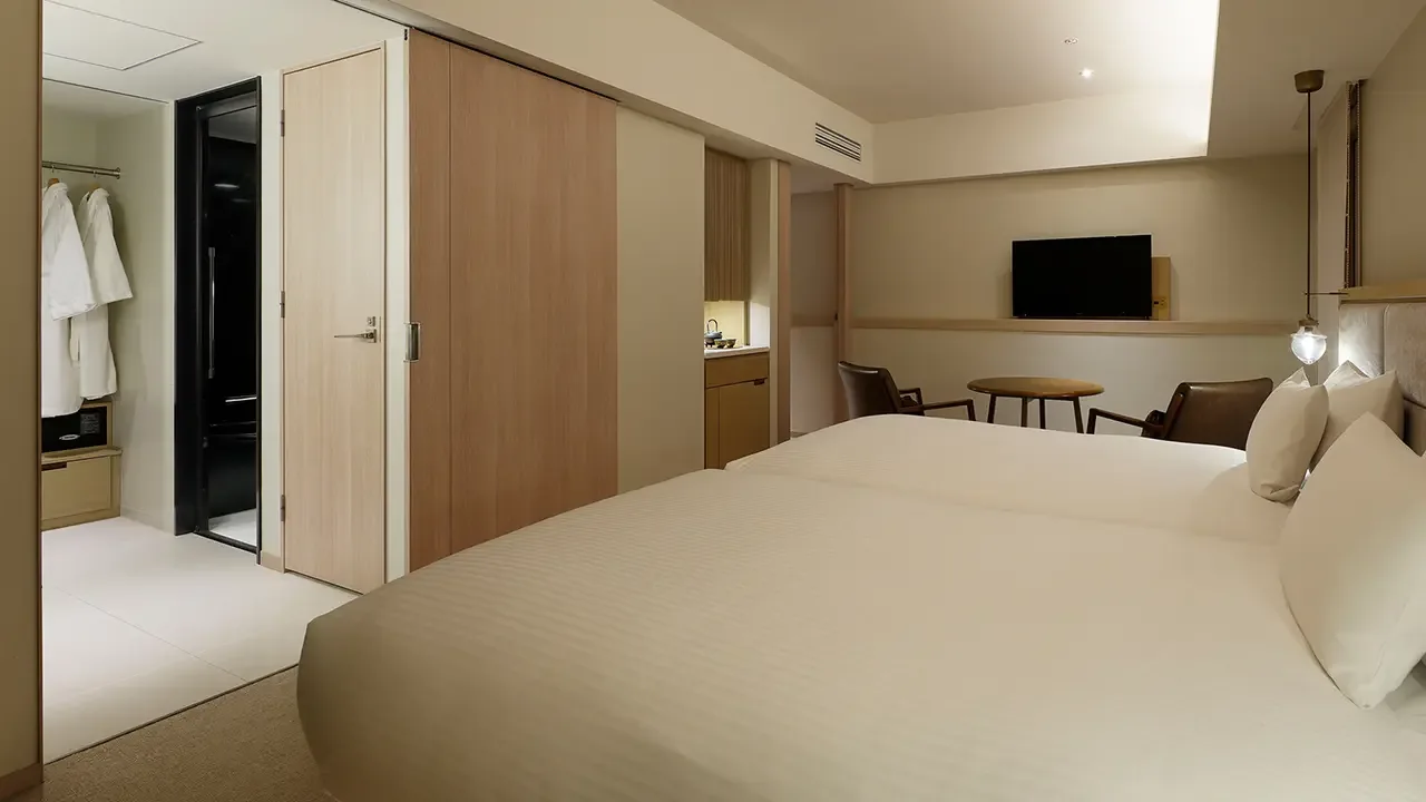 Habitación deluxe con dos camas individuales