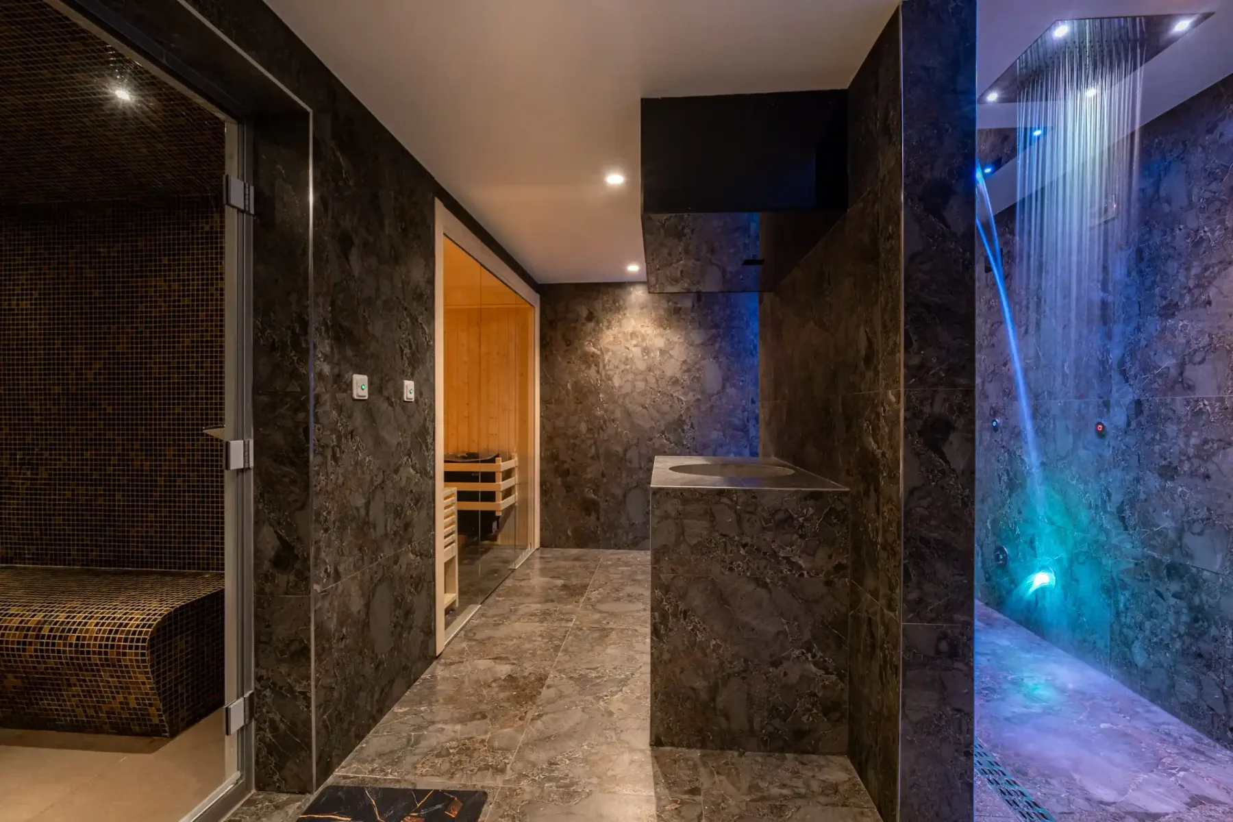 Spa interior.