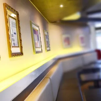 Interior del restaurante