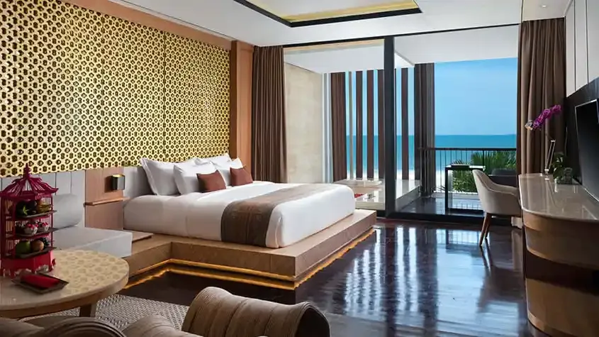Dormitorio de la suite Ocean