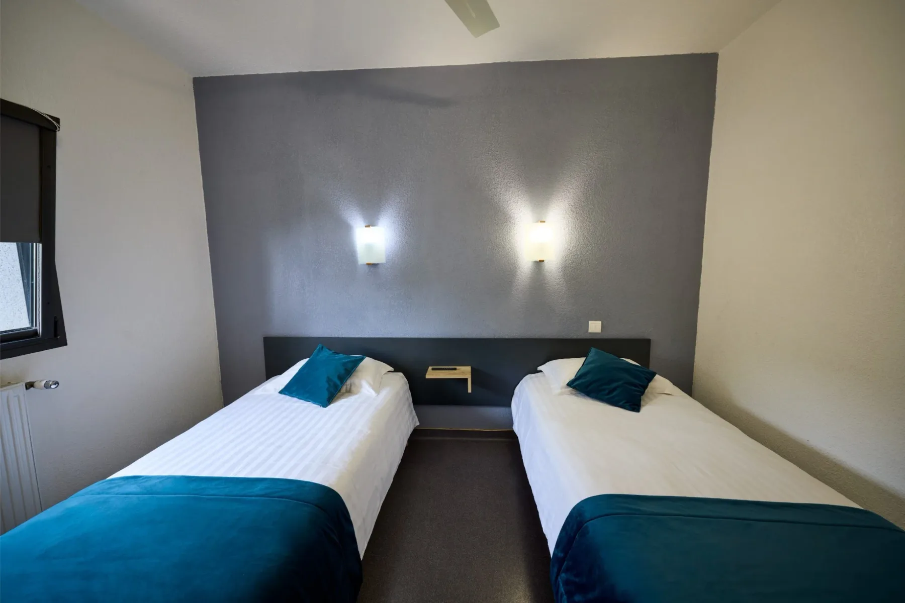 Habitación con dos camas