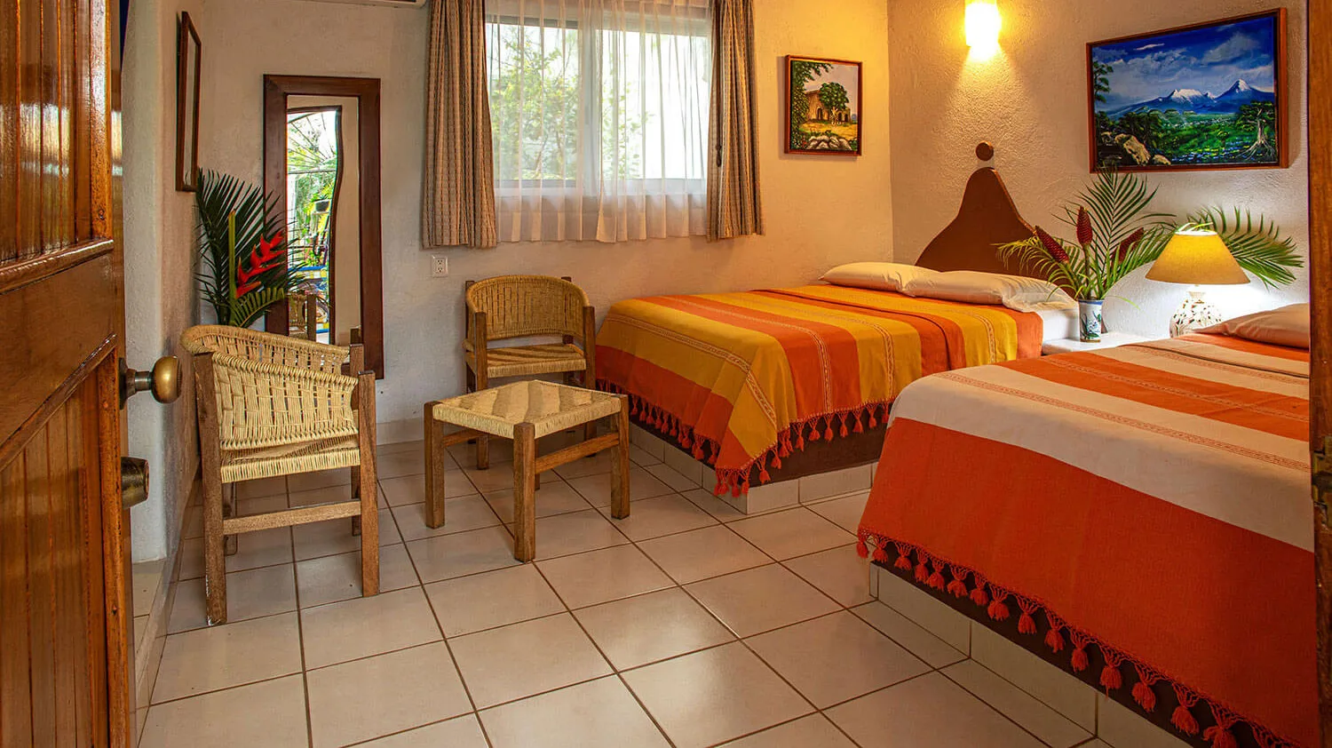 Inés room with two queen beds