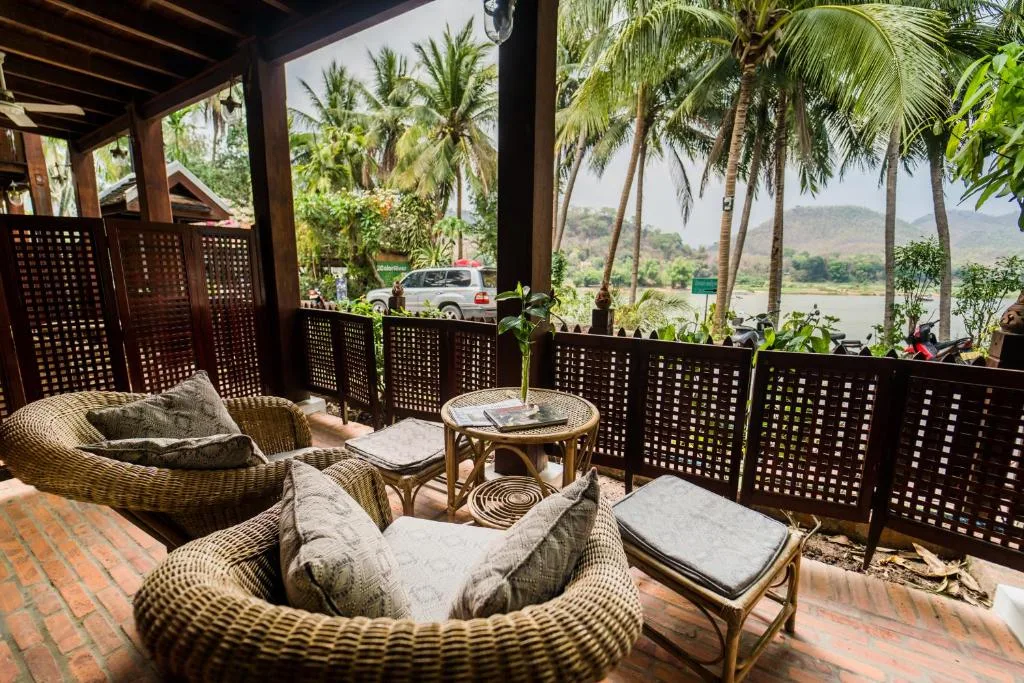 Mekong Riverview Hotel main building in Luang Prabang